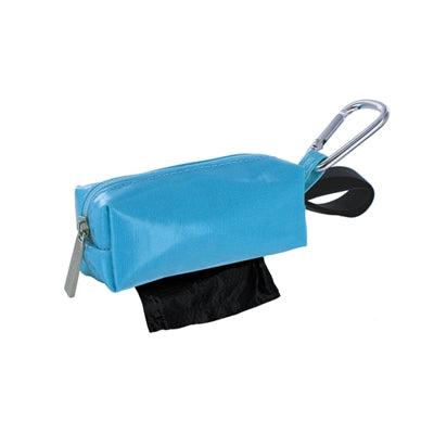 Doggie Walk Bags Dogbag Duffel - Solid Turquoise - Black/Unsented - 1 Roll-Dog-Doggie Walk Bags-PetPhenom
