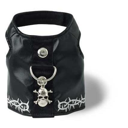 Doggles® Biker Harness Vest - Black -Teacup-Dog-Doggles®-PetPhenom