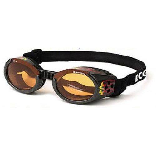 Doggles® Doggles ILS with Racing Flames with Orange Lens -X-Large-Dog-Doggles®-PetPhenom