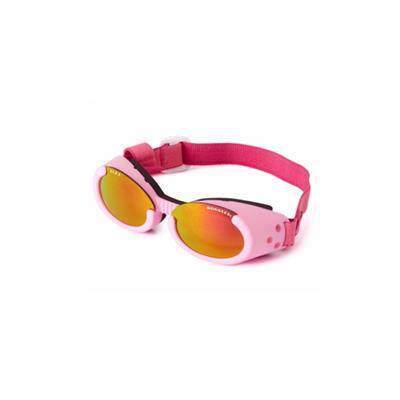 Doggles® Pink ILS Doggles with Sunset Mirror Lens & Straps -Large-Dog-Doggles®-PetPhenom