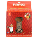 Doggy Delirious - Dog Treats - Cranberry Carrot Bones - Case of 6 - 16 oz.-Dog-Doggy Delirious-PetPhenom
