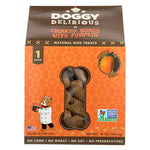 Doggy Delirious Dog Treats - Pumpkin Bones - Case of 6 - 16 oz-Dog-Doggy Delirious-PetPhenom