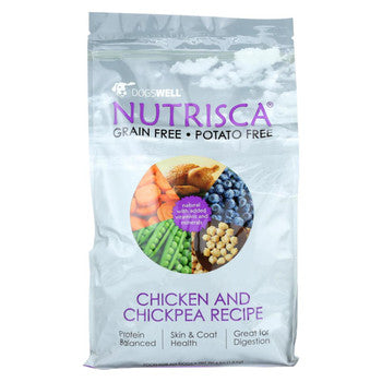 Dogs well Nutrisca Chicken and Chickpea Dog Food - Case of 6 - 4 lb.-Dog-Dogswell-PetPhenom
