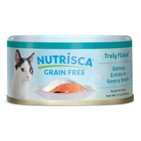 Dogs well Nutrisca Truly Flaked Salmon Entree In Savory Broth Canned Cat Food - Case of 24 - 2.7 oz.-Dog-Dogswell-PetPhenom