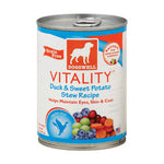 Dogs well Vitality Duck and Sweet Potato Stew Dog Food - Case of 12 - 13 oz.-Dog-Dogswell-PetPhenom