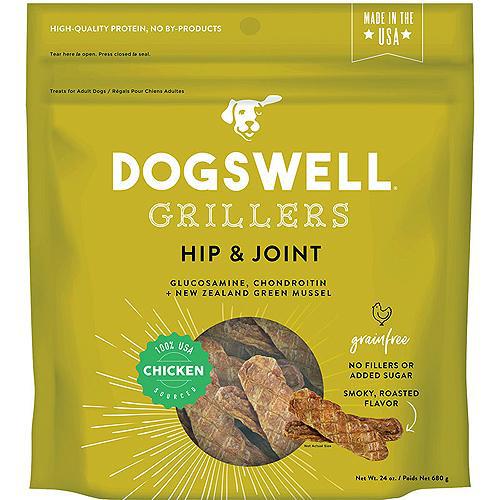 Dogswell Grillers Hip & Joint Chicken Recipe Grain-Free Dog Treats 24oz-Dog-DOGSWELL-PetPhenom