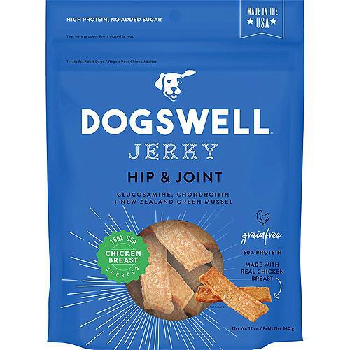 Dogswell Jerky Hip & Joint Chicken Recipe Grain-Free Dog Treats, 12oz-Dog-DOGSWELL-PetPhenom