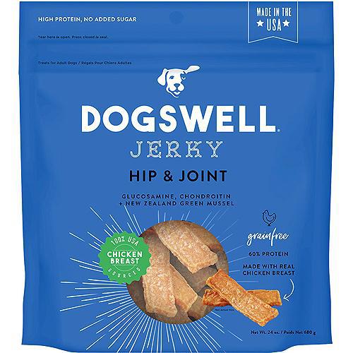 Dogswell Jerky Hip & Joint Chicken Recipe Grain-Free Dog Treats 24oz-Dog-DOGSWELL-PetPhenom