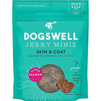Dogswell Jerky Minis Skin & Coat Salmon 4oz-Dog-DOGSWELL-PetPhenom
