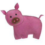 Doog Country Tails Pig Chew Toy Pink 7.08" x 1.18" x 7.08"-Dog-Doog-PetPhenom