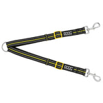 Doog Dual Walker Leash Bolt Black/Yellow