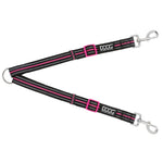 Doog Dual Walker Leash Rin Tin Tin Black/Pink, Grey