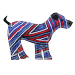 Doog Outback Tails Desert Dog Chew Toy Junior Red/Blue/White/Black