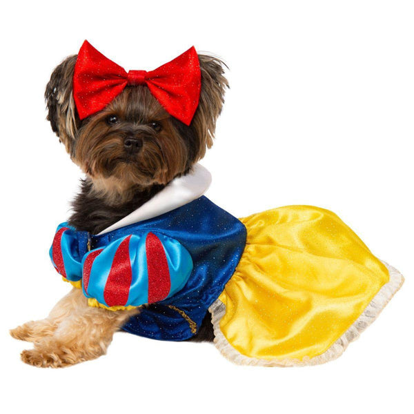 Dp Snow White Pet Costume-Costumes-Rubies-Small-PetPhenom