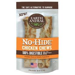 Earth Animal No Hide Chicken Chews Dog Treats, 4", 2 Pack-Dog-Earth Animal-PetPhenom