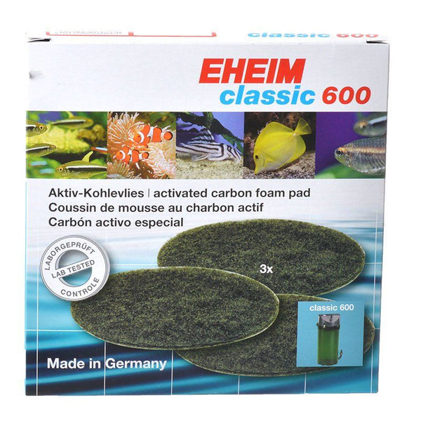 Eheim Classic 600 Carbon Filter Pad, 3 Pack-Fish-Eheim-PetPhenom