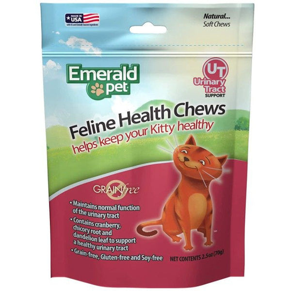 Emerald Pet Feline Health Chews Urinary Tract Support, 2.5 oz-Cat-Emerald Pet-PetPhenom