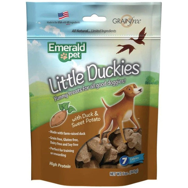 Emerald Pet Little Duckies Dog Treats with Duck and Sweet Potato, 5 oz-Dog-Emerald Pet-PetPhenom