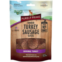 Emerald Pet Purely Prime Tender Turkey Sausage Slices Original Recipe, 3 oz-Cat-Emerald Pet-PetPhenom