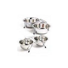 Ethical Diner Time Stainless Double Diner 1-quart-Dog-Ethical Pet Products-PetPhenom