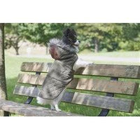 Ethical Pet Leather Detail Coat Olive Medium-Dog-Ethical Pet Products-PetPhenom