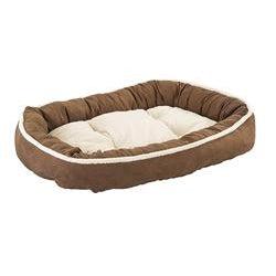 Ethical Pet Shearling Oval Cuddler 31" Chocolate-Dog-Ethical Pet Products-PetPhenom