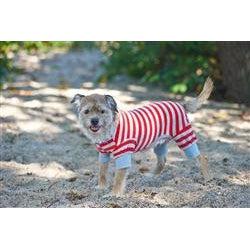 Ethical Pet Striped Pajama Red Extra Small-Dog-Ethical Pet Products-PetPhenom