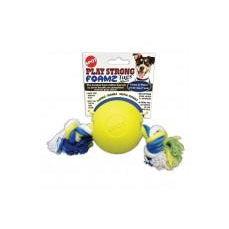 Ethical Play Strong Foamz Ball with Rope Dog Toy 3.25in-Dog-Ethical Pet Products-PetPhenom