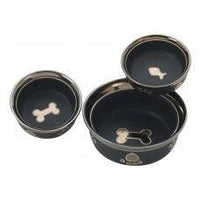 Ethical Products Spot Ritzy Copper Rim Cat Black 5in-Cat-Ethical Pet Products-PetPhenom