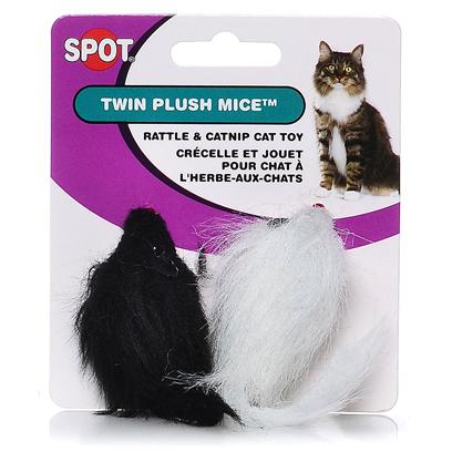 Ethical Products Spot Twin Plush Mice Rattle & Catnip Cat Toy 2-pack-Cat-Ethical Pet Products-PetPhenom