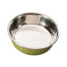 Ethical Soho Basket Weave Dish Green 30oz-Dog-Ethical Pet Products-PetPhenom