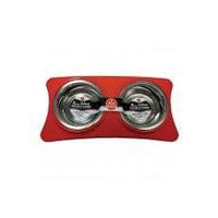 Ethical Spot Bowls New Wave Double Diner Red 1-pint-Dog-Ethical Pet Products-PetPhenom