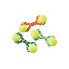 Ethical Tuggaball Double Tennis Ball Assorted 7in-Dog-Ethical Pet Products-PetPhenom