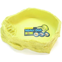 Exo-Terra Granite Rock Reptile Water Dish, X-Large - 10.75"L x 9"W x 3"H-Small Pet-Exo Terra-PetPhenom