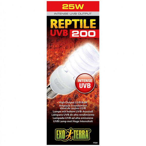 Exo-Terra Reptile UVB200 HO Bulb, 26 Watt (US) / 25 Watt (Europe)-Small Pet-Exo Terra-PetPhenom