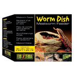 Exo-Terra Worm Dish, Mealworm Feeder - (5"L x 5"W x 6.1"H)-Small Pet-Exo Terra-PetPhenom