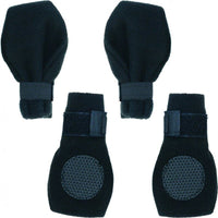 Fahion Pet Arctic Fleece Dog Boots - Black, Medium (3.25" Paw)-Dog-Fashion Pet-PetPhenom