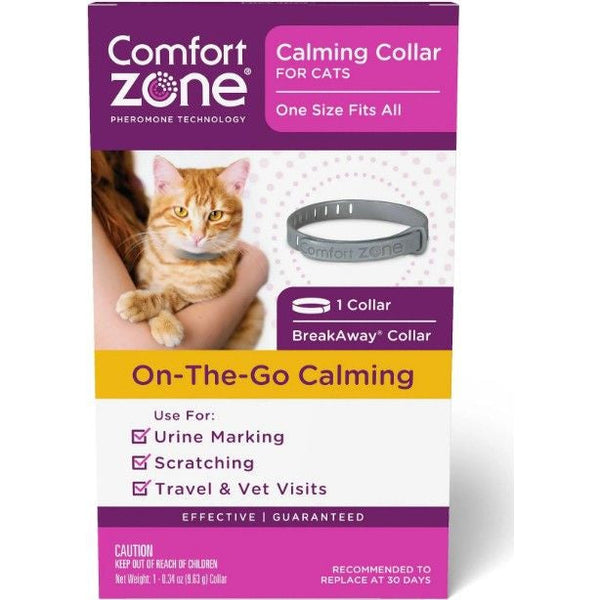 Farnam Comfort Zone On the Go Calming Cat Collar, 1 count-Cat-Farnam-PetPhenom