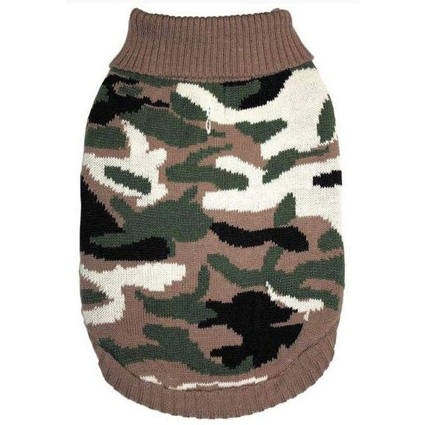 Fashion Pet Camouflage Sweater for Dogs, Medium-Dog-Fashion Pet-PetPhenom
