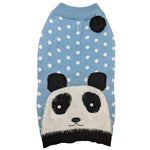Fashion Pet Panda Dog Sweater Blue, XX-Small-Dog-Fashion Pet-PetPhenom