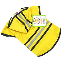 Fashion Pet Rainy Day Dog Slicker - Yellow, Small (10"-14" From Neck to Tail)-Dog-Fashion Pet-PetPhenom