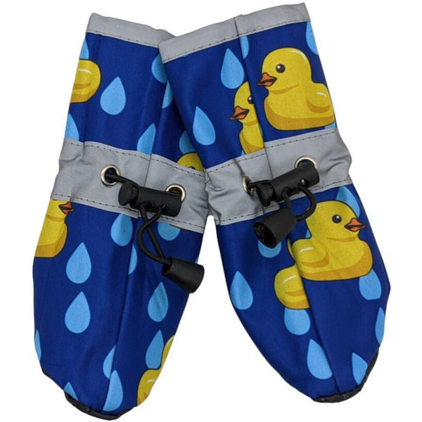 Fashion Pet Rubber Ducky Dog Rainboots Royal Blue, Medium-Dog-Fashion Pet-PetPhenom