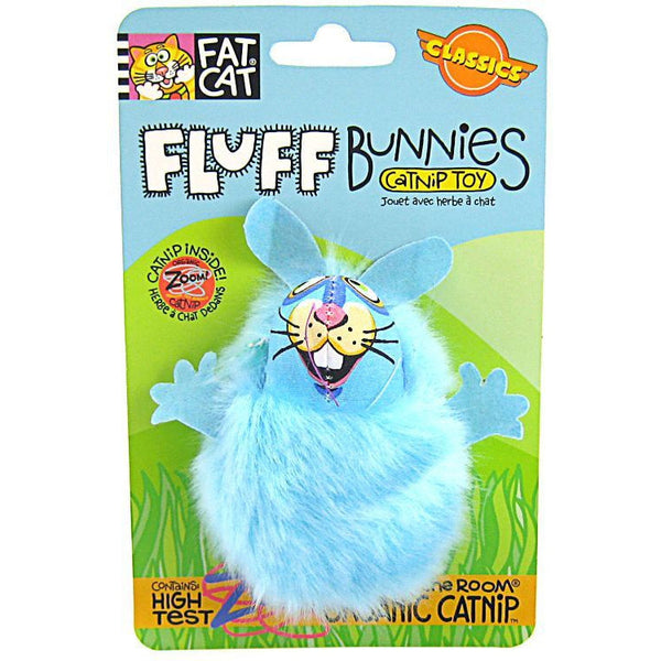 Fat Cat Fluff Bunnies Cat Toy - Assorted, Fluff Bunnies Cat Toy-Cat-Fat Cat-PetPhenom