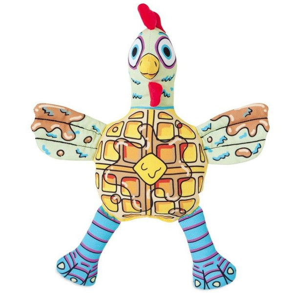 Fat Cat Foodies Chicken 'n Waffles Dog Toy, 1 count-Dog-Fat Cat-PetPhenom