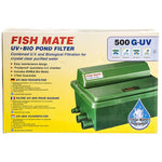 Fish Mate Gravity UV & Bio Pond Filter, 8 Watts - 250 GPH (125 - 500 Gallons)-Fish-Fish Mate-PetPhenom