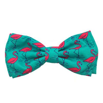 Flamingo Bow Tie by Huxley & Kent -Large-Dog-Huxley & Kent-PetPhenom