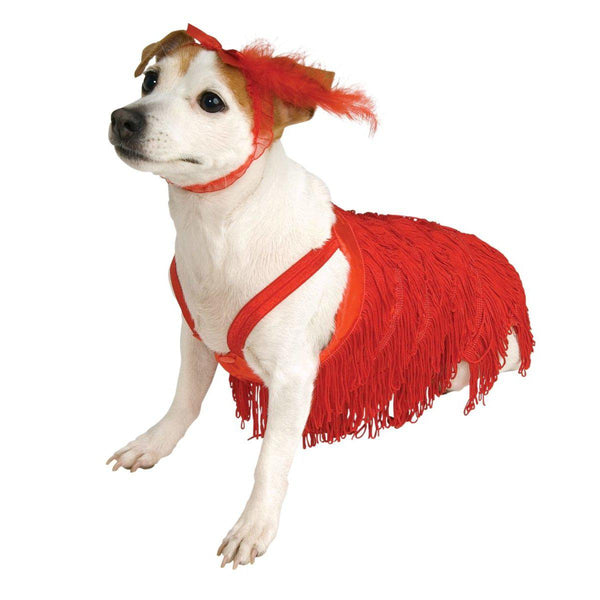 Flapper Pet Costume-Costumes-Rubies-Small-PetPhenom