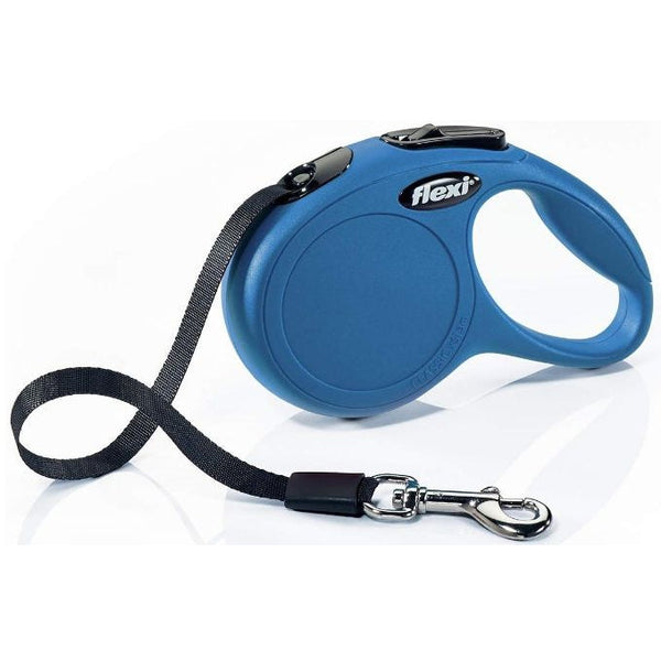 Flexi Classic Blue Retractable Dog Leash, X-Small 10' Long-Dog-Flexi-PetPhenom