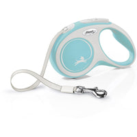 Flexi New Comfort Retractable Tape Leash - Blue, Small - 16' Tape (Pets up to 33 lbs)-Dog-Flexi-PetPhenom