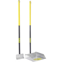 Flexrake The Scoop - Poop Scoop & Spade with Wood Handle, Large - 11"W x 39"H x 11"D-Dog-Flexrake-PetPhenom